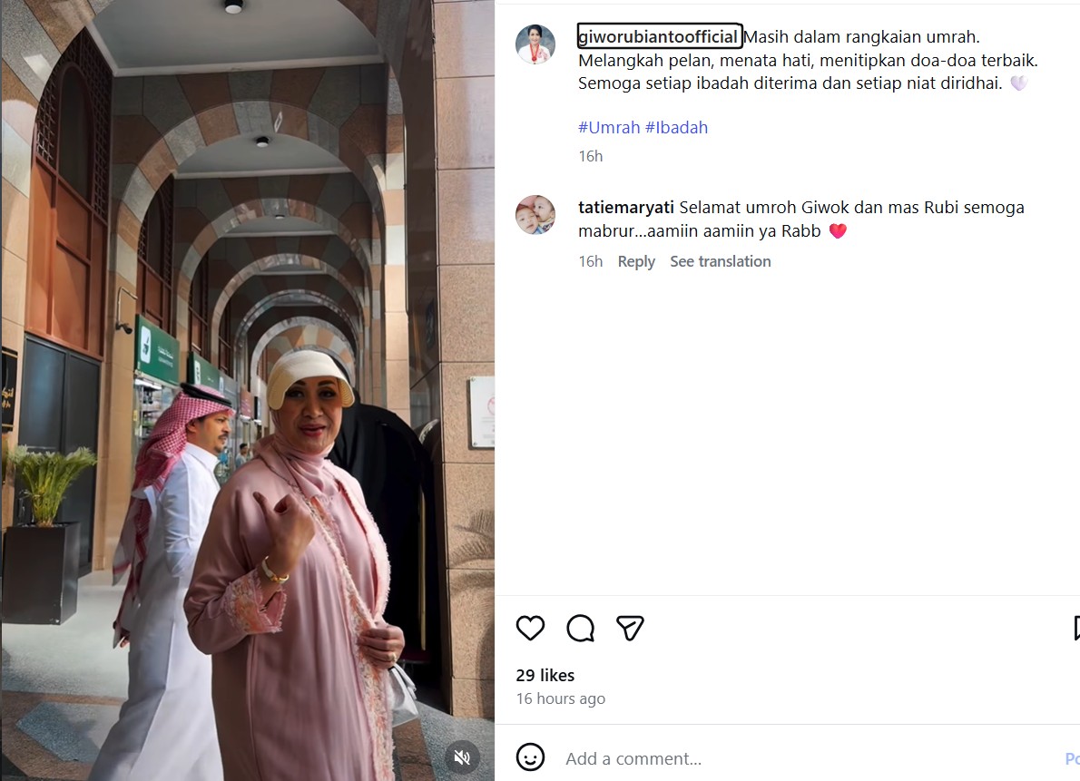 Menata Hati dan Langitkan Doa: Catatan Spiritual Perjalanan Umrah Dr. Ir. Giwo Rubianto Wiyogo