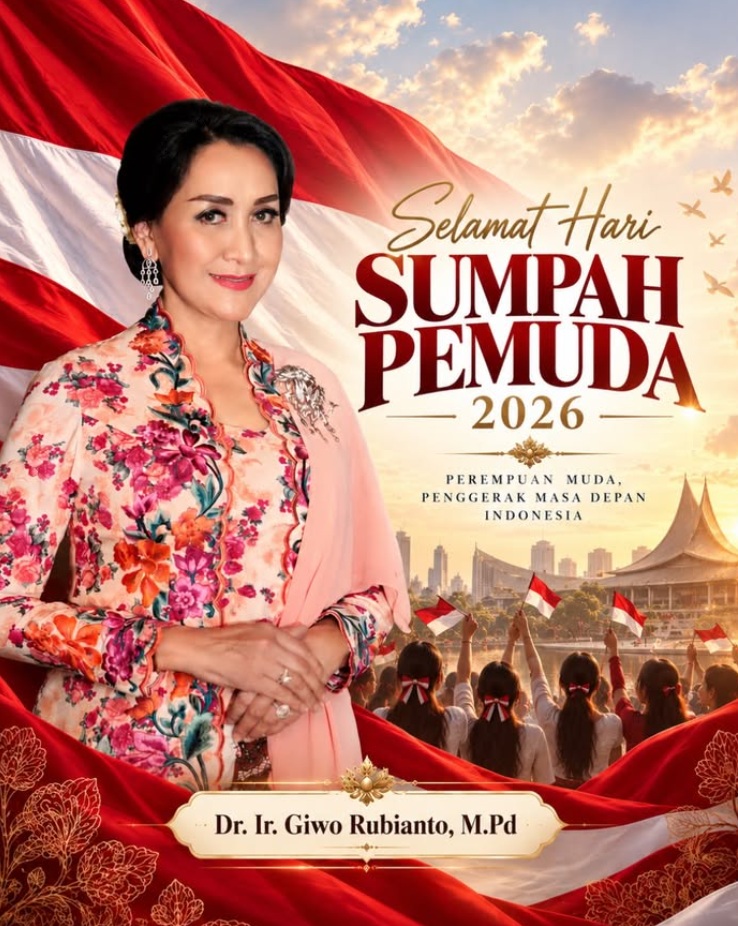 Selamat Hari Sumpah Pemuda 2026 - Dr. Ir. Giwo Rubianto, M.Pd.